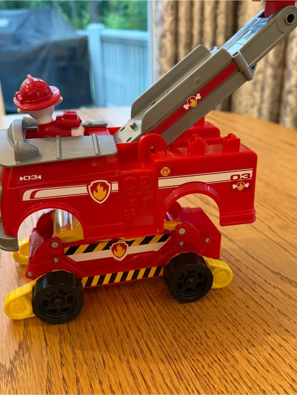 Paw Patrol Red and Gray Marshall Fire Rescue Truck